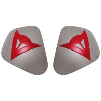 Dainese KIT SHOULDER SPORT ALU výměnné kovové ramenní kryty ervené/aluminium